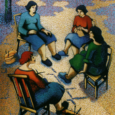 Les tricoteuses du square
